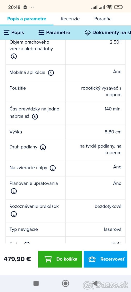 Predám robotický vysávač xaomi - 6
