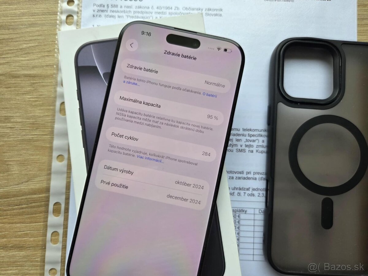 iPhone 16 Pro Max 256 GB čierny titán,top, zaruka do 12/2026 - 6