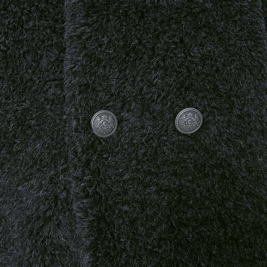 Vlnený kabát s kapucňou - 6