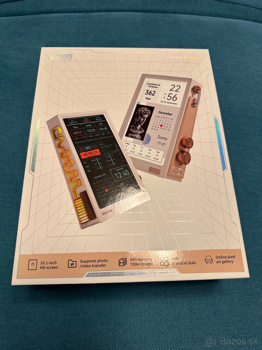 Interaktívny foto rámik, kalendár, budík DIVOOM - 6