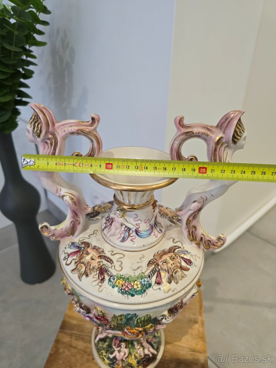Porcelánová váza Capodimonte - 6