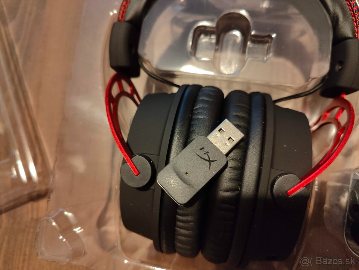 HyperX cloud alpha wireless NOVE, Herne sluchadla - 6