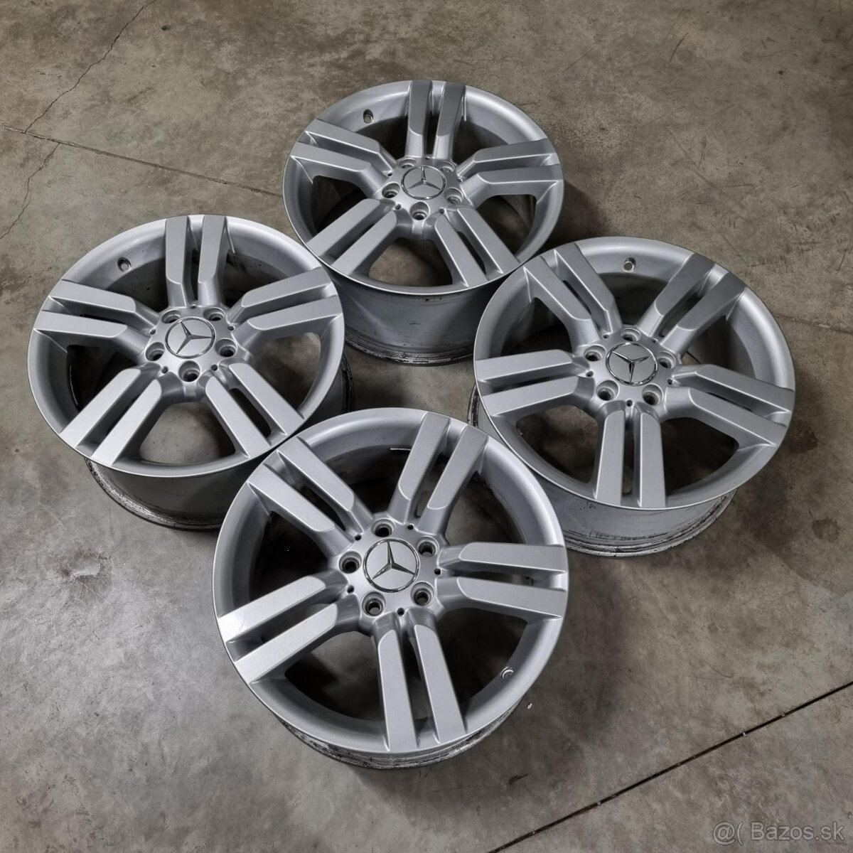 Hliníkové Mercedes disky 5x112 R17 7,5J ET47.5 - 6