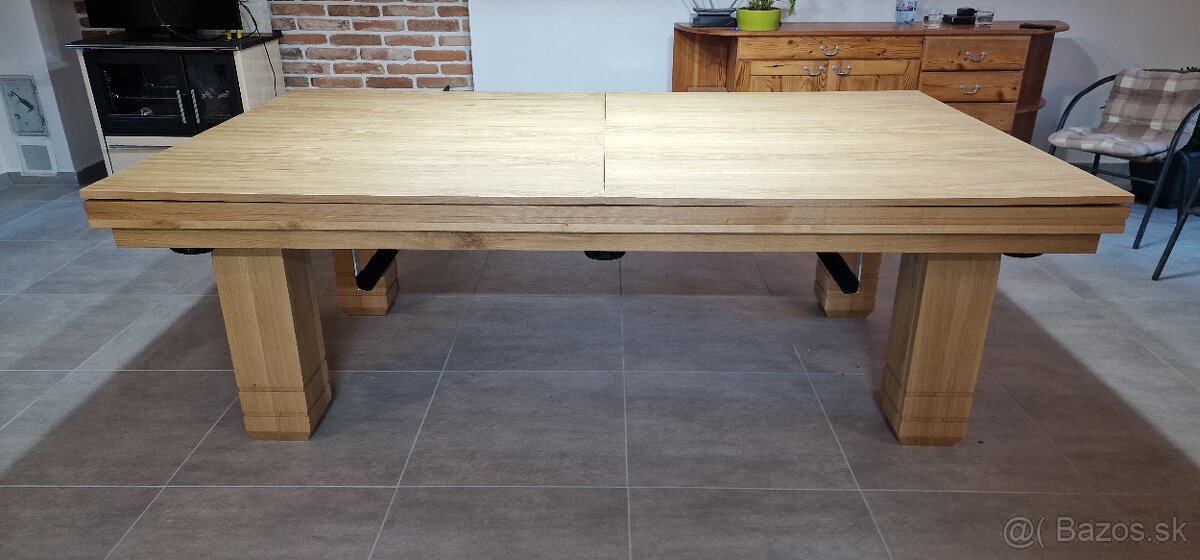 Jedálensko biliardový stôl 7ft s bridlicou - 6