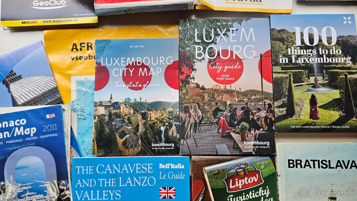rozne mapy, plany miest, turisticki sprievodcovia - 6