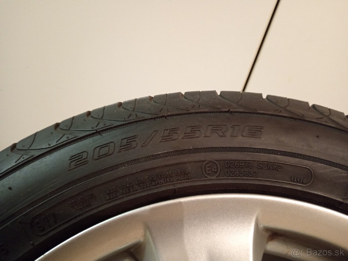 Letné pneu 205/55 R16 na diskoch - 6