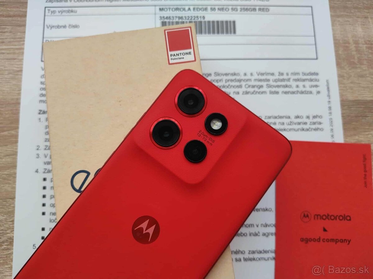 Motorola Edge 50 Neo,8GB/256 GB,cerveny,ako novy,zaruka - 6
