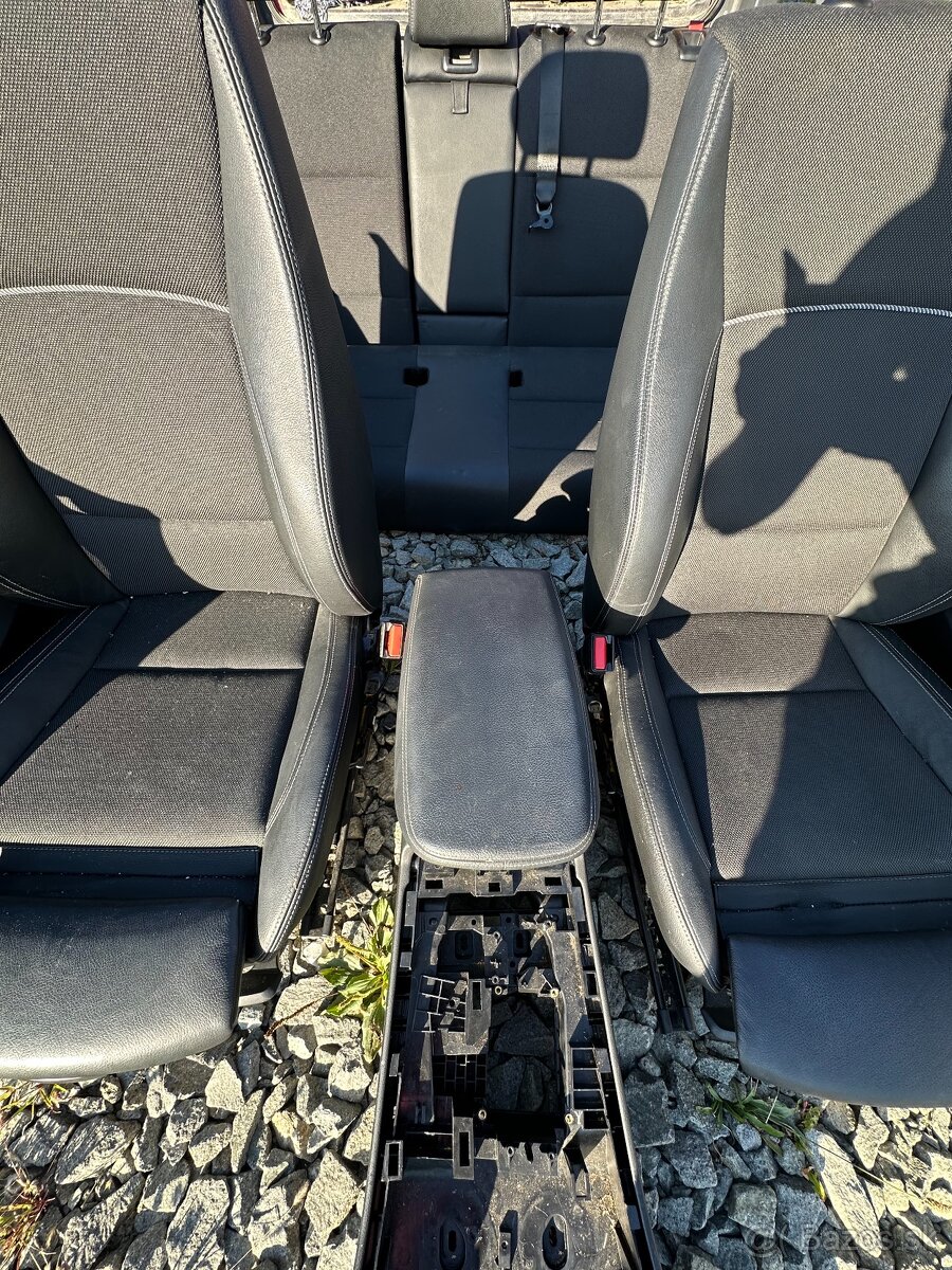 Sedačky bmw f25 x3 kompletne polokožené sedadla - 6