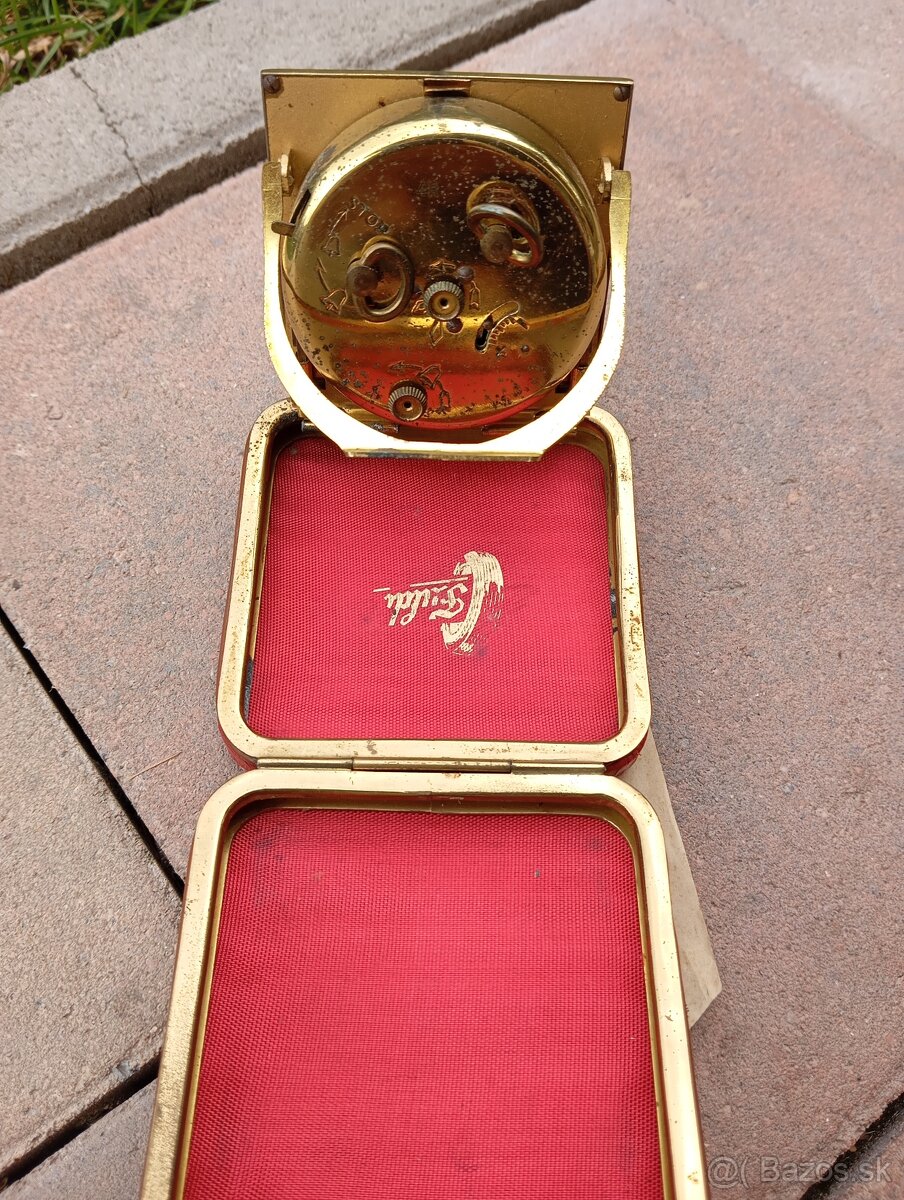 Starožitné cestovné budíky: Europa, Mauthe, Junghans. - 6