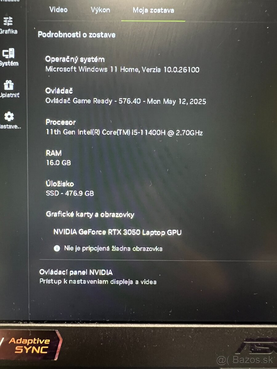 Herný Notebook ASUS TUF Gaming F15 - 6