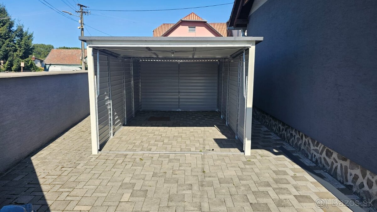 Plechová garáž 3x5 m - 6