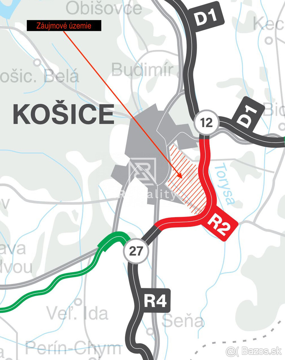 Na predaj investičné pozemky Košice-Krásna od 13€/m2 - 6