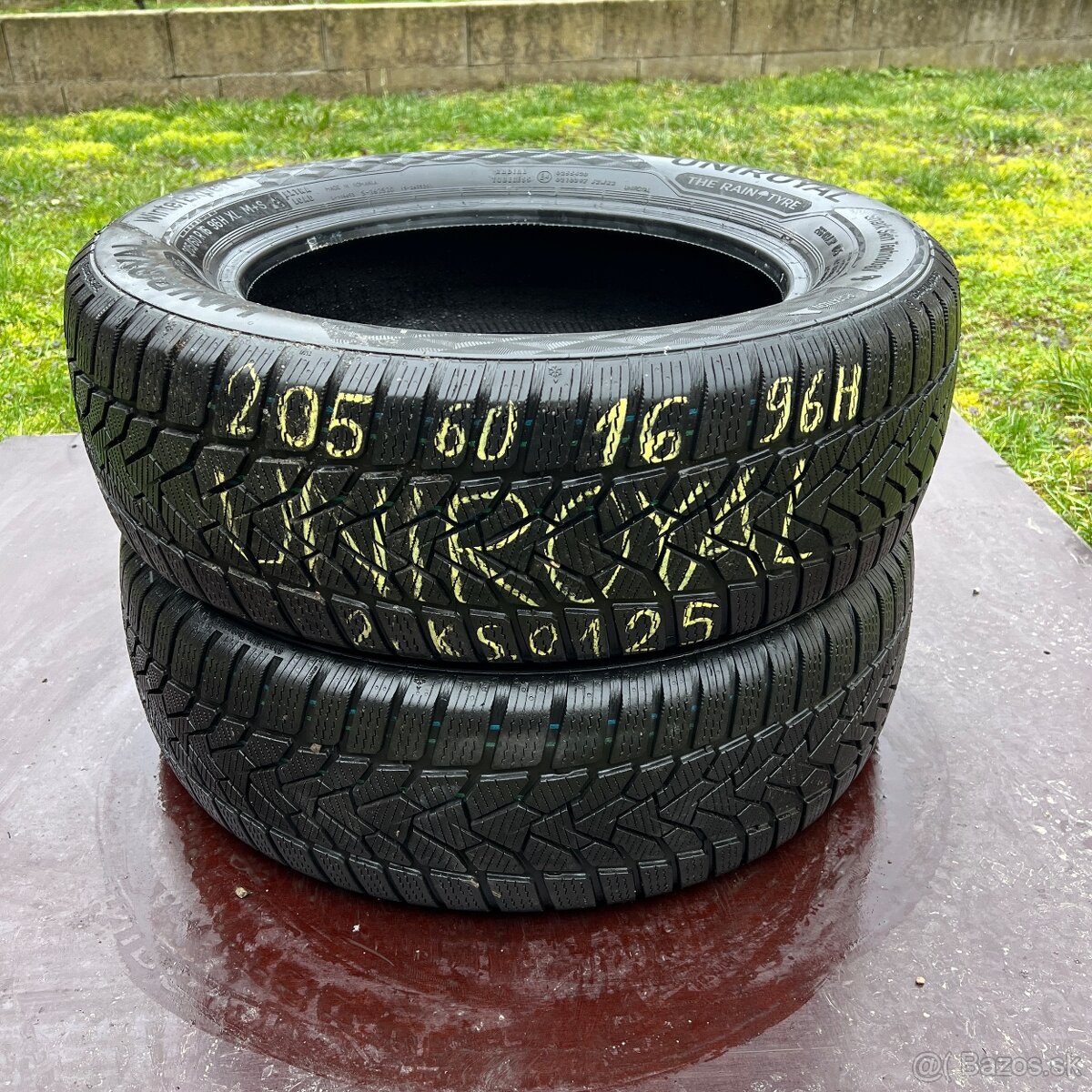 205/60 r16 zimné UNIROYAL 96H; 4 ks - 6