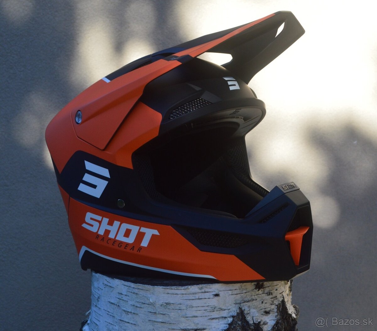 Prilba mx shot mat oranžová - 6
