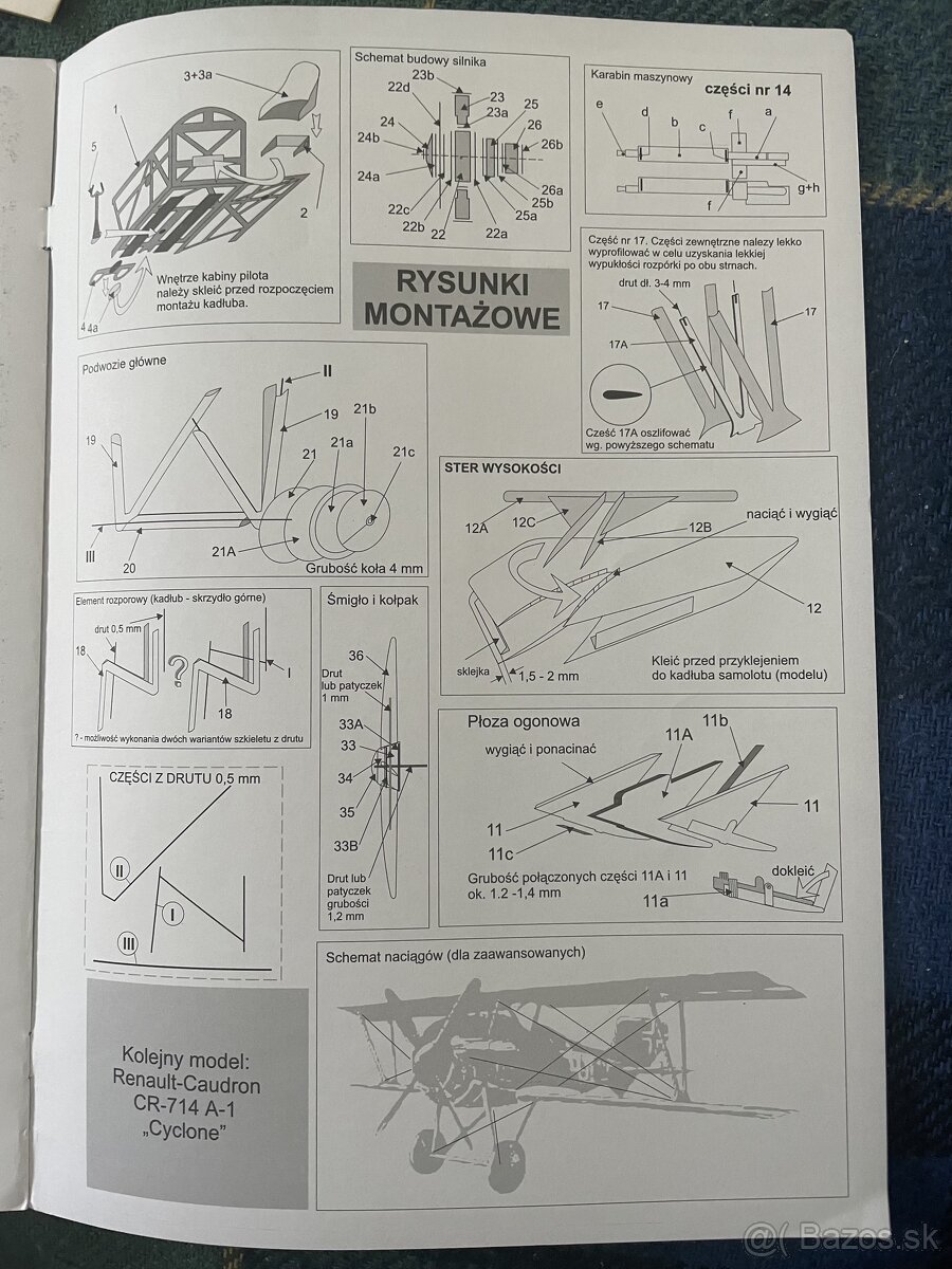 Papierový model Dvojplošník Siemens Schuckerf - 6