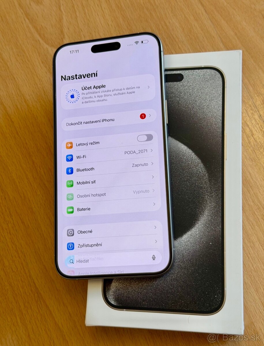 iPhone 15 Pro Max White Titanium BATERIE 100% TOP - 6