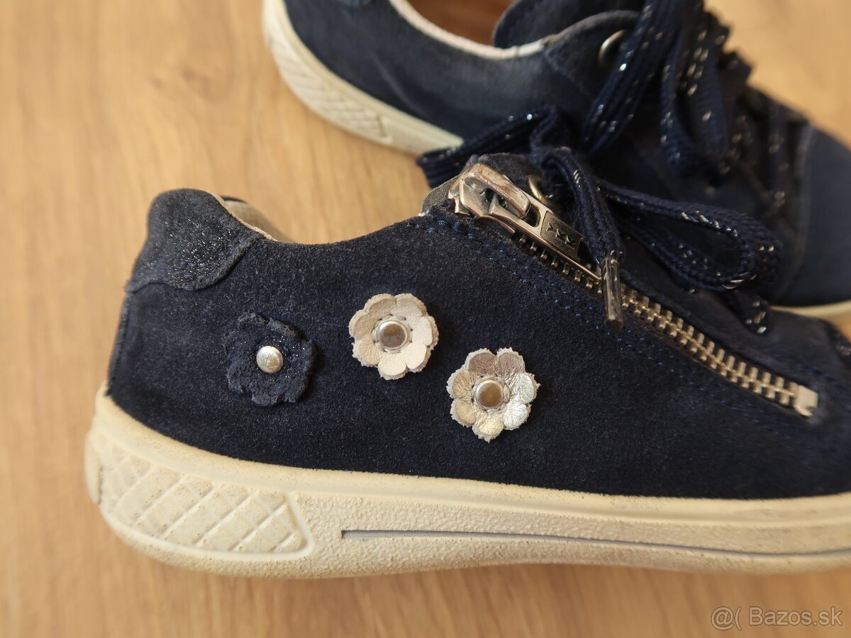 Dievčenské tenisky SUPERFIT 30 z brúsenej kože - 6