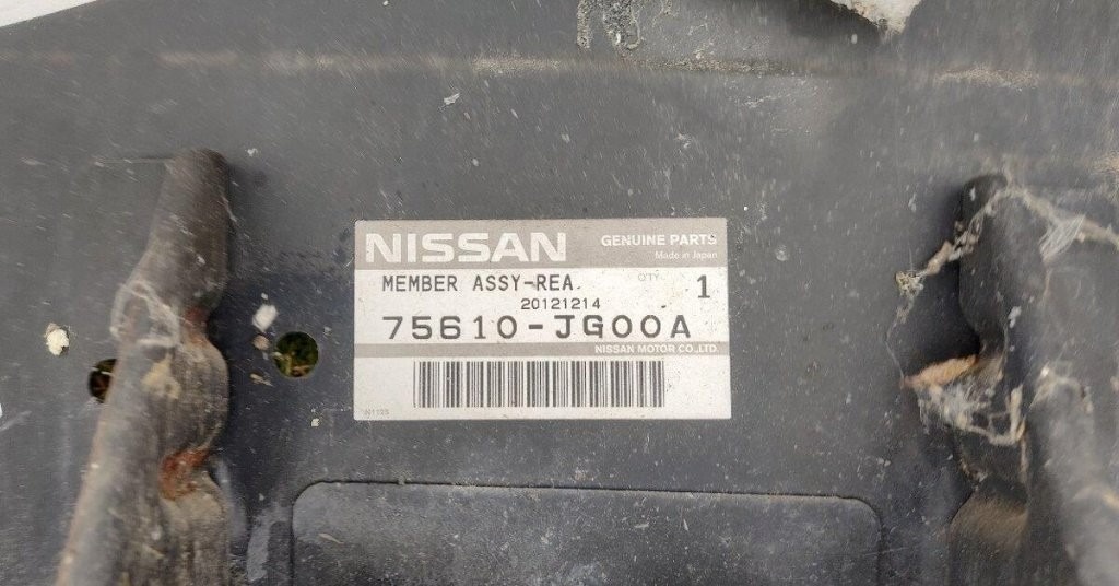 Nissan - zadne celo čelo vana zadna podlaha - novy diel - 6