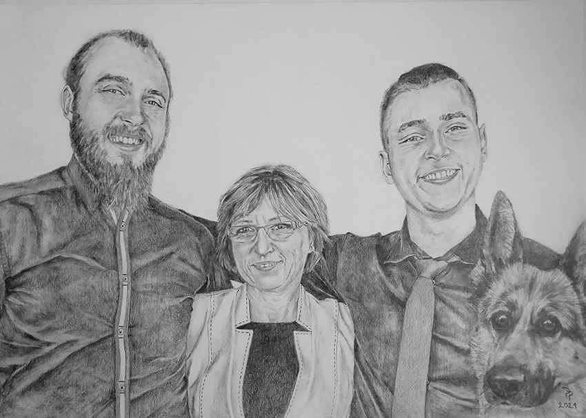 Kreslenie realistických portrétov - 6