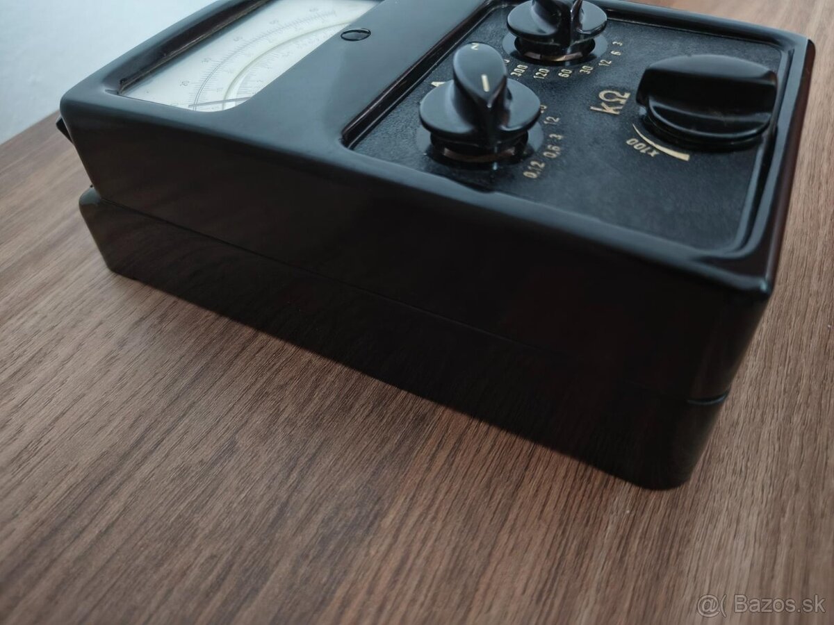 legendárny analógový multimeter Metra Blansko DU10 AVOmet - 6