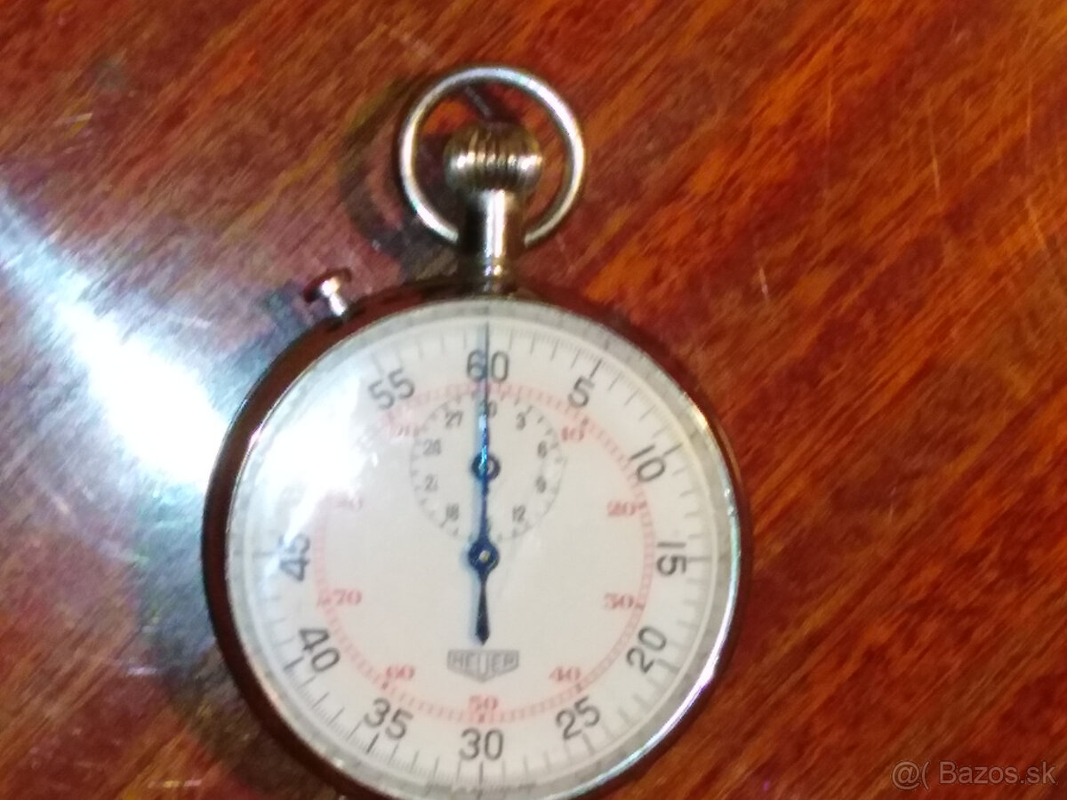 Heuer stopwatch/stopky - plně funkčné TOP stav - 6