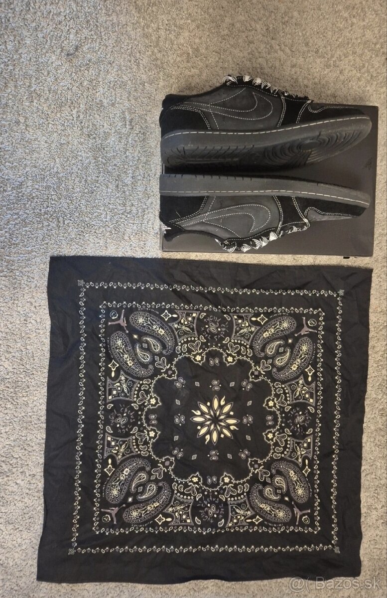 Jordan 1 Low "Travis scott" Black Phantom. - 6