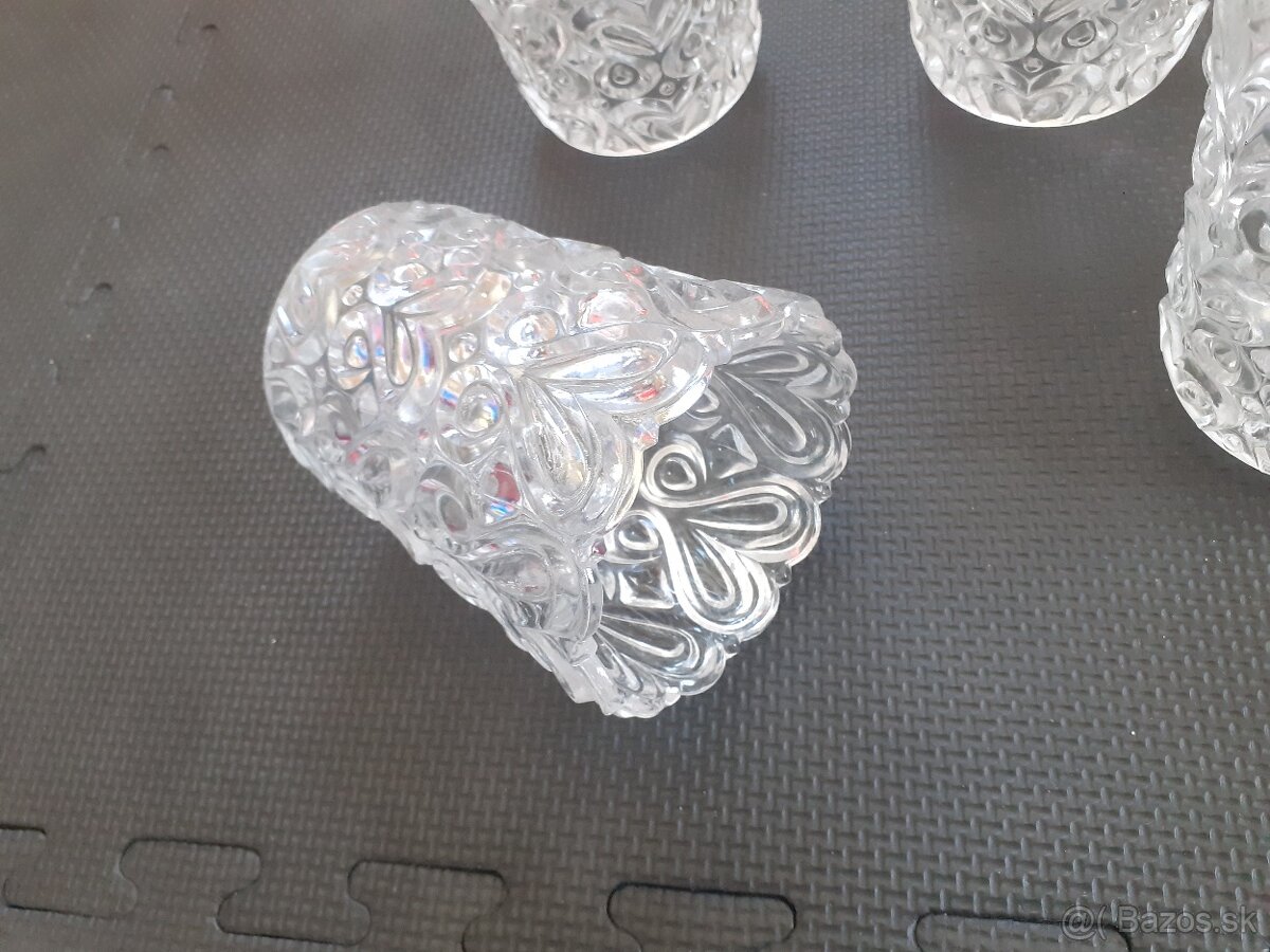 Sklenené kryty na luster 5 ks - 6