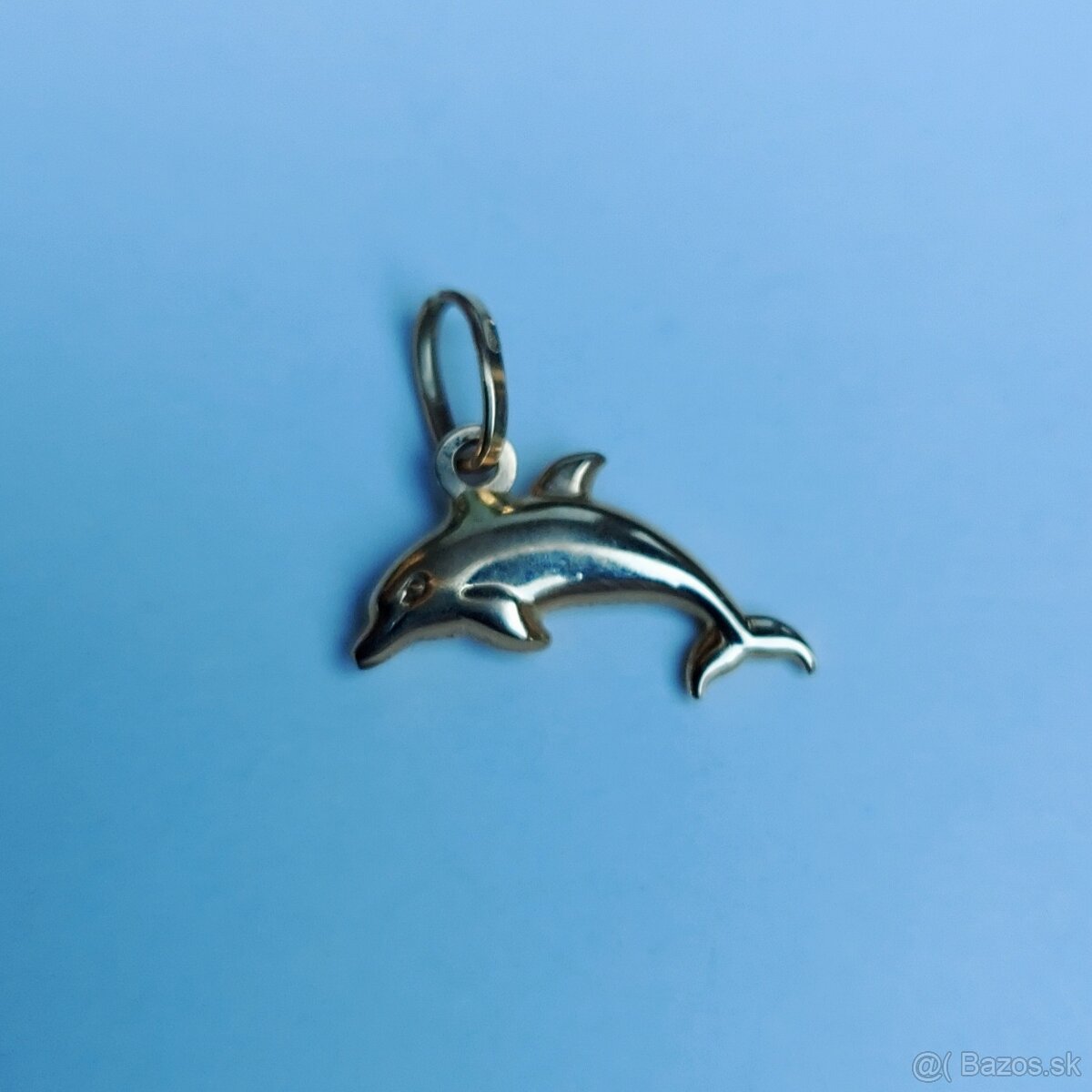 Zlatý prívesok v tvare delfína - 6