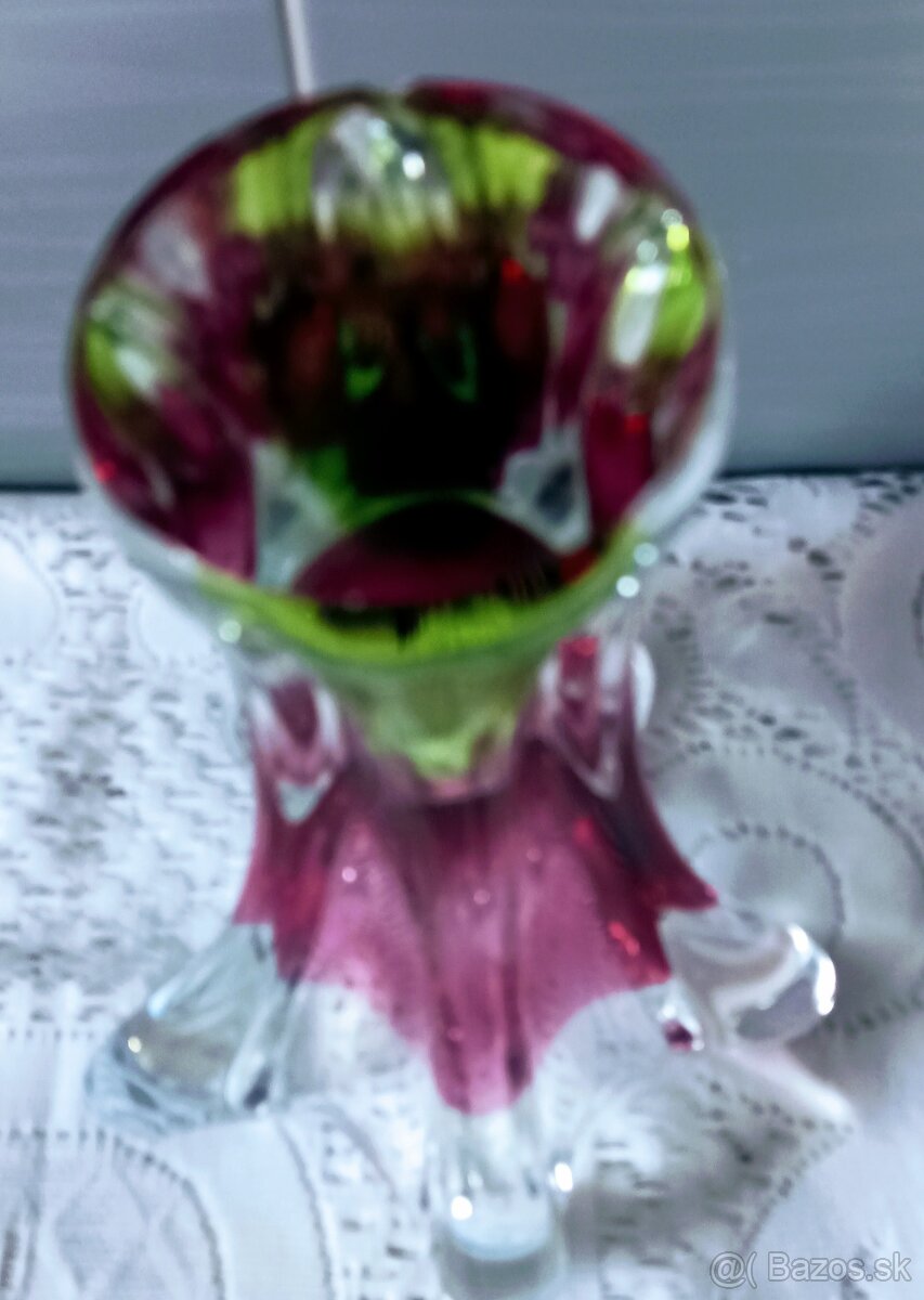 Váza - hutné sklo - 6