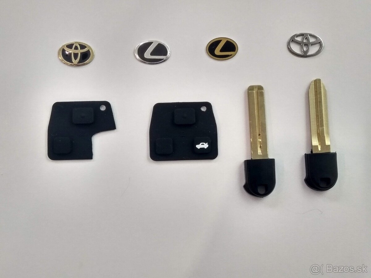 Toyota autokluč obal kluča tlačítka spínače - 6