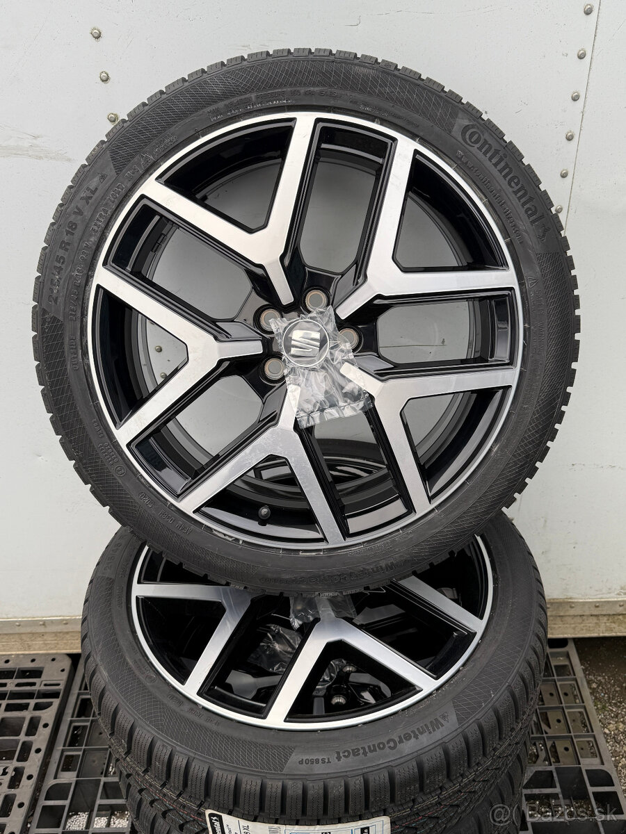 PREDÁM NOVÚ sadu 18" ALU disky Seat Performance +zimné pneu - 6