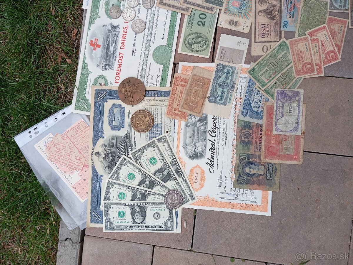 Veľká sada: bankovky, Staré peniaze. - 6