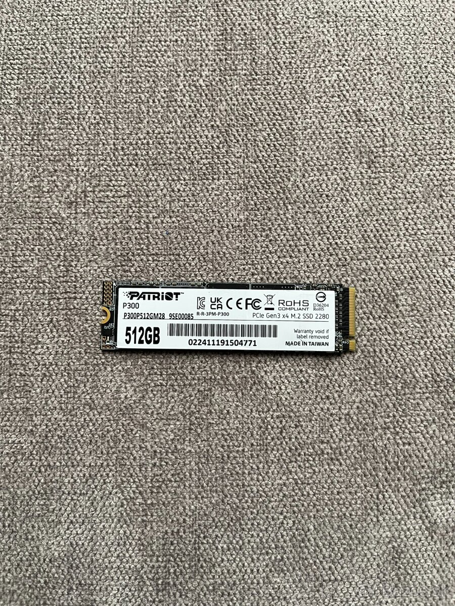 M.2 NVMe SSD ADATA / Kingston / Patriot / Samsung 512GB - 6