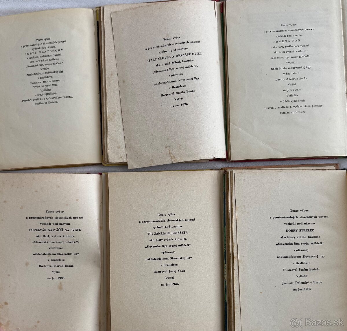 6x Prostonarodne slovenske rozpravky - Martin Benka - 6