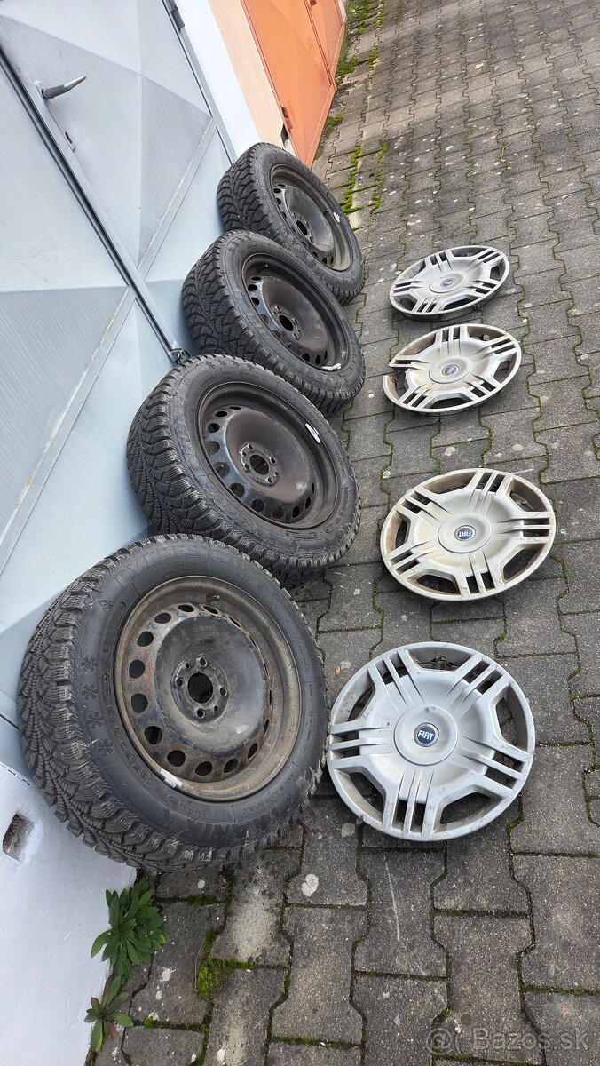 Plechove disky R15 4x98 Vranik 185/60 - 6