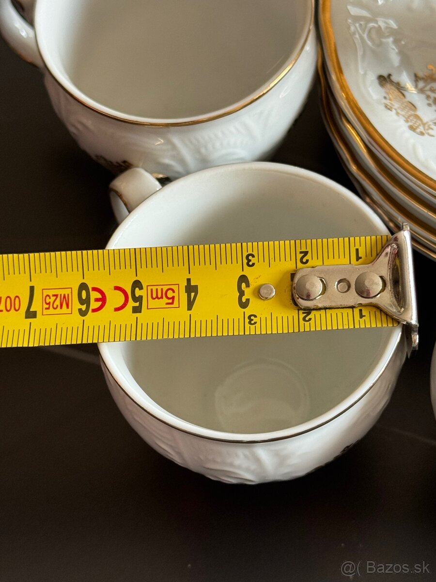 Porcelánová sada šálok zn. Bernadotte - 6