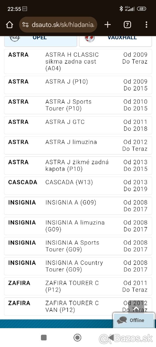 Brzdové doštičky Opel - 6