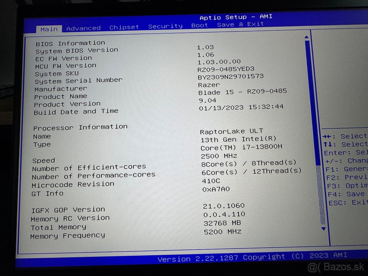 Razer Blade 15 (2023) RTX 4060 - 6