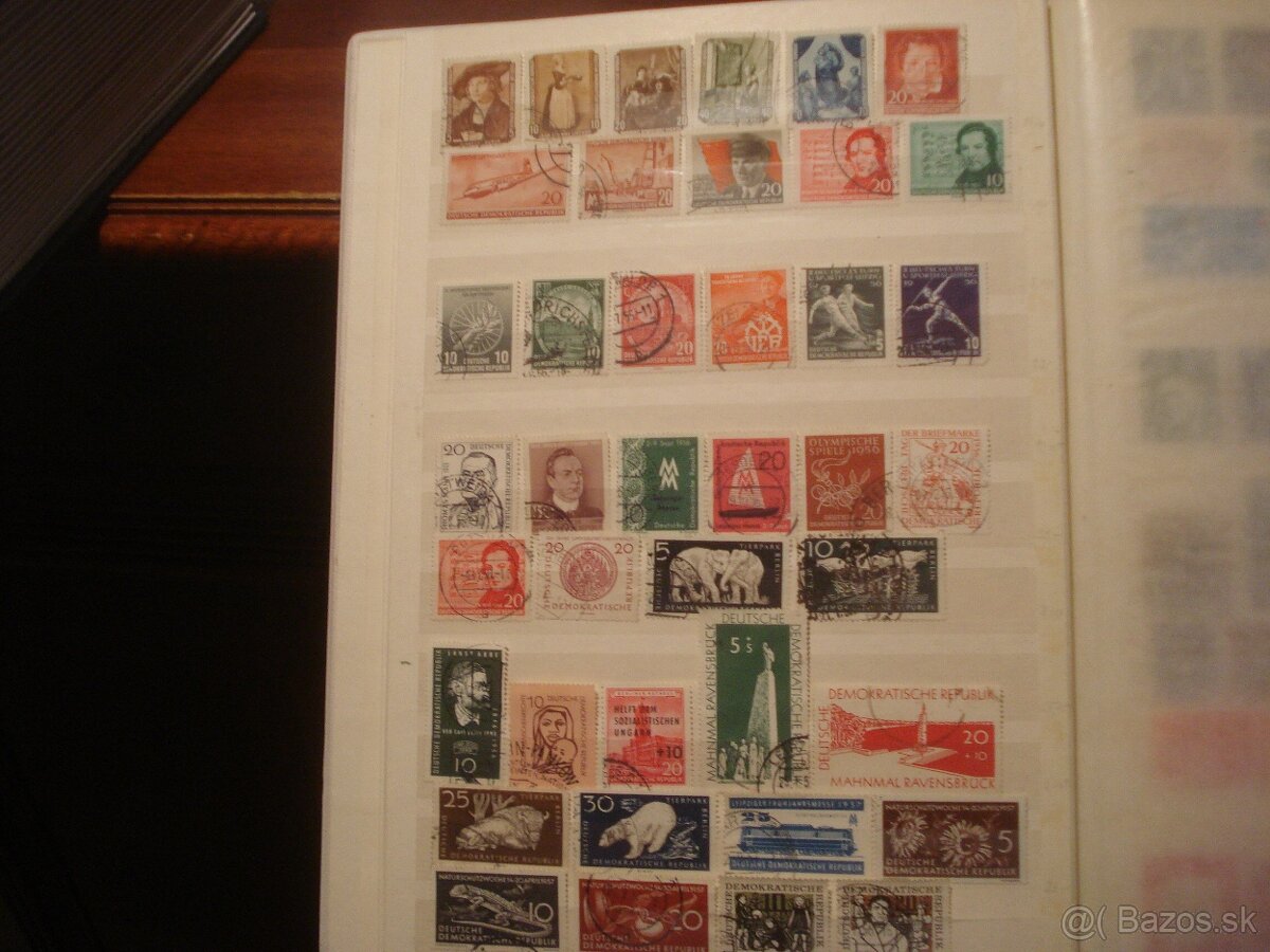 16 stranový album A4 + 600 rôznych známok NDR - 6