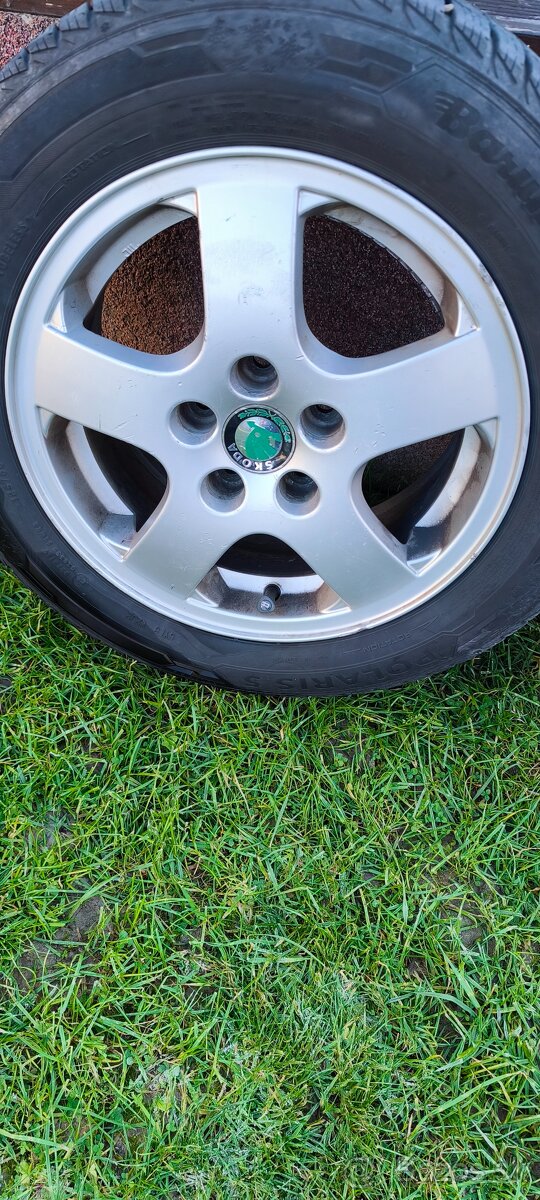 Predám zimné elektróny 5x100 R14 - 6