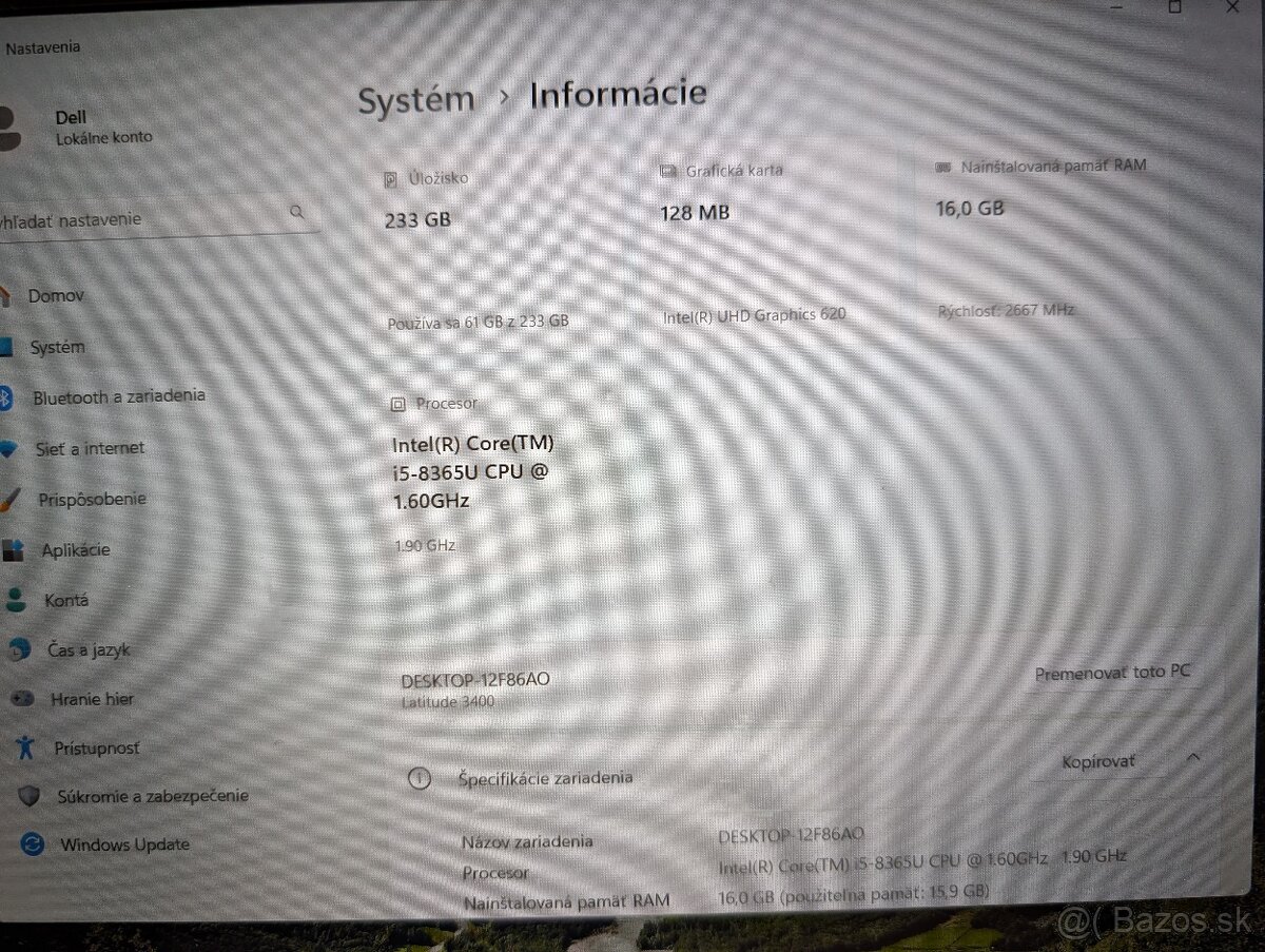 Notebook Dell Latitude 3400 Windows 11 - 6