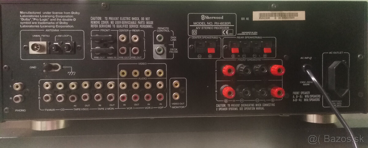 Sherwood RV-6030R na opravu - 6