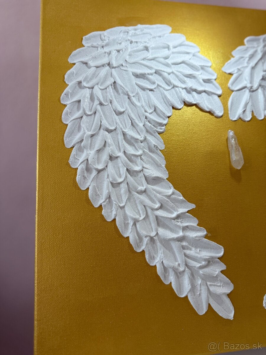 3D Reliefny obraz Anjelské krídla - 6