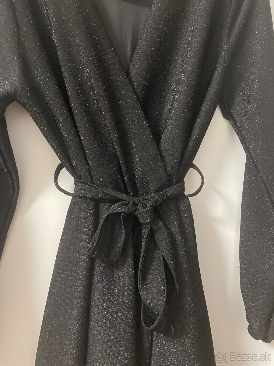 Čierne elegantné šaty - 6