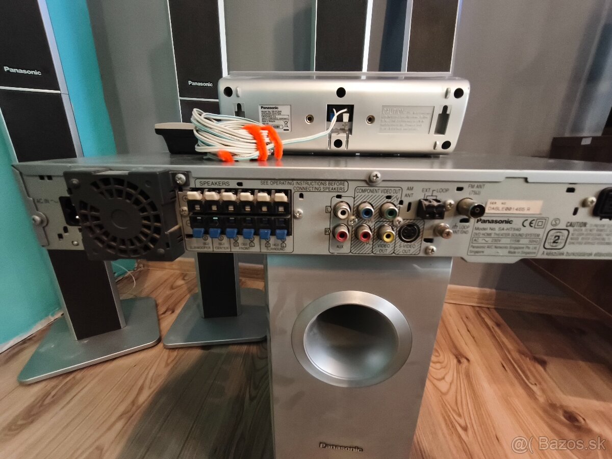 Predám domáce kino Panasonic SA-HT540 - 6
