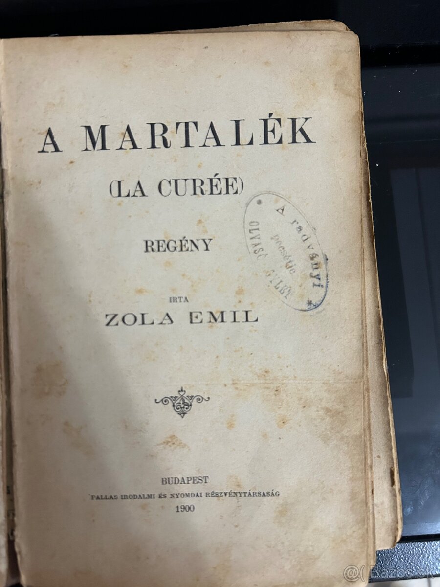 Émile Zola/Antik/ starožitnost - 6