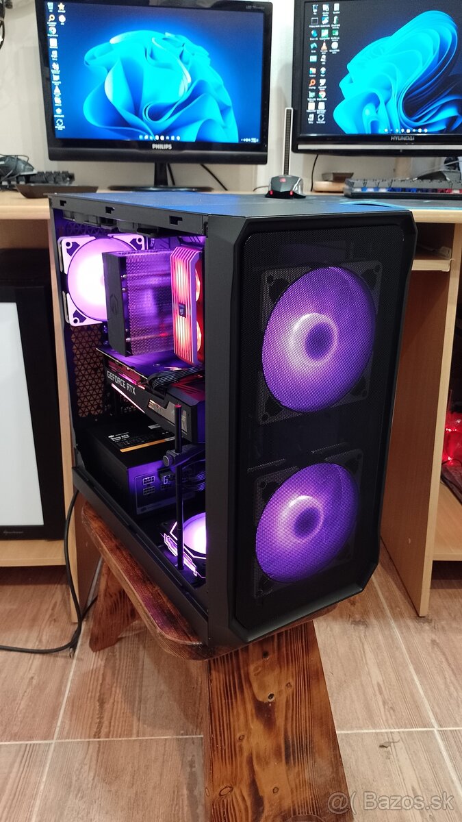 Výkonný herný PC–Ryzen5+RTX 3070 AORUS MASTER+32GB Dominator - 6