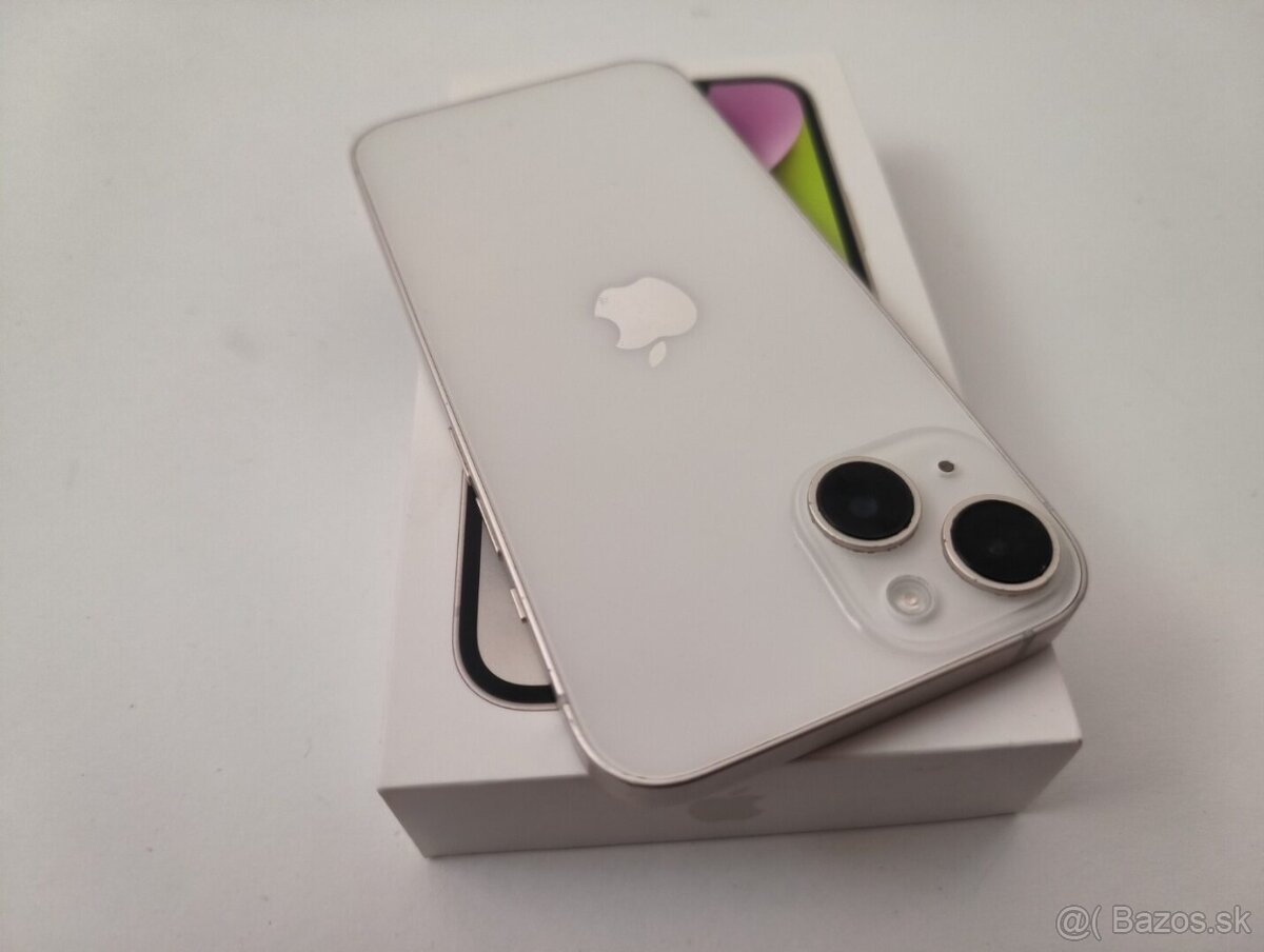 apple iphone 14 128gb Starlight / Batéria 100% - 6