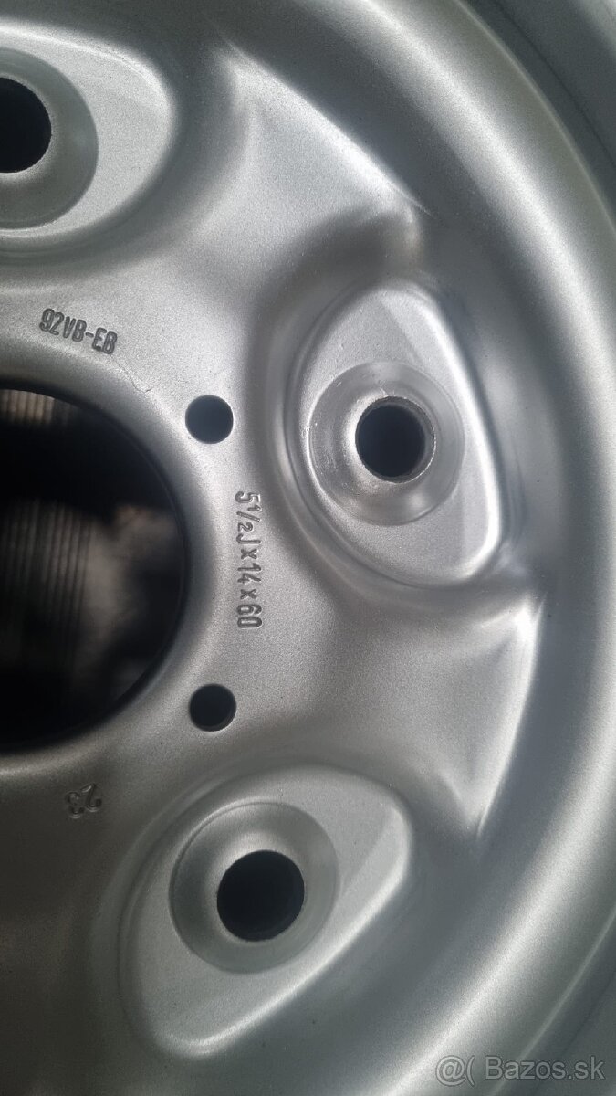Oceľové disky 5,5Jx14" ET 60 FORD - 6