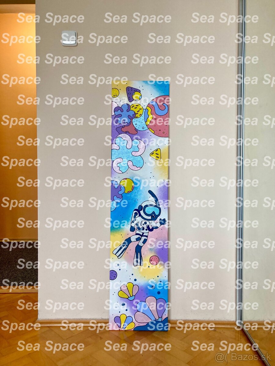 ||ZNÍŽENÁ CENA|| Ručne maľované obrazy: Sea Space - 6